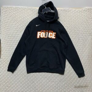 Nike Kansas Force Hoodie Mens Medium Black Dri Fit Pullover Sweatshirt